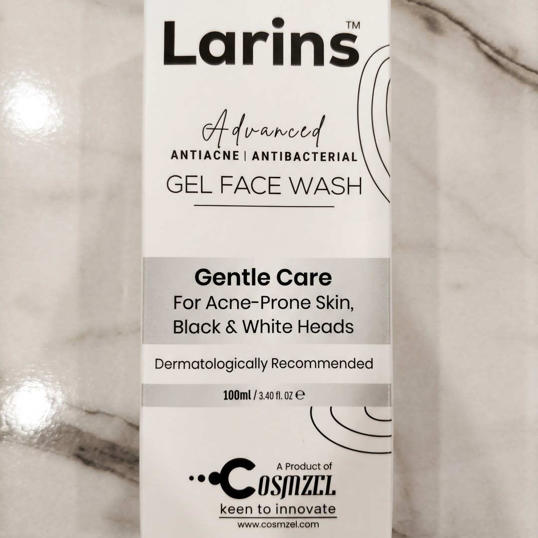 Larins Advanced Anti-Acne & Antibacterial Gel Face Wash (100ml)